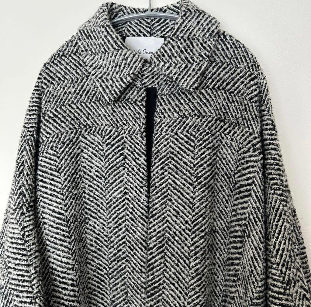 Mila Owen ミラオーウェン　ビックカラーケープコート