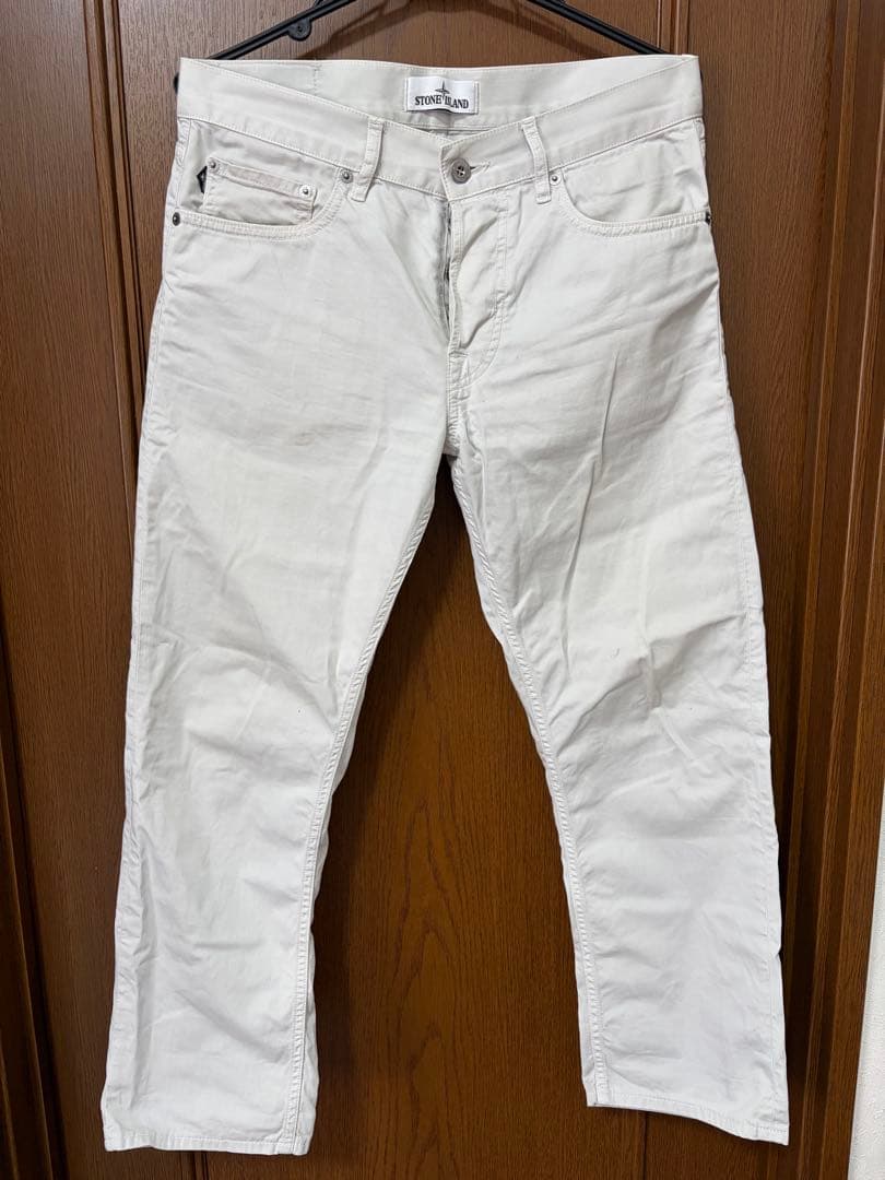 STONE  チノパン W30 L34 ホワイト