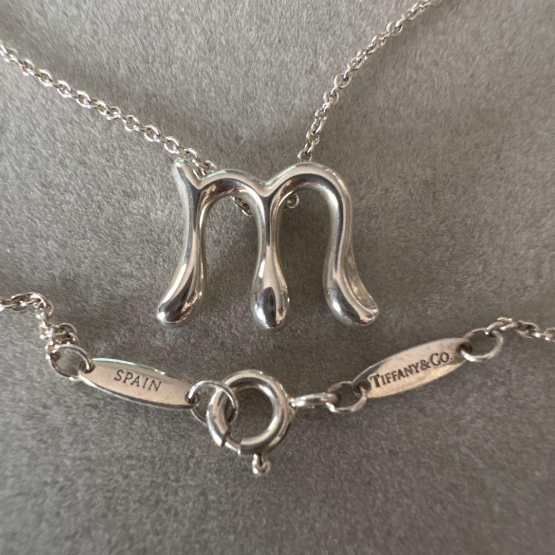 値下げ価格！ティファニー ♡ 希少レター イニシャル M ネックレス 925
