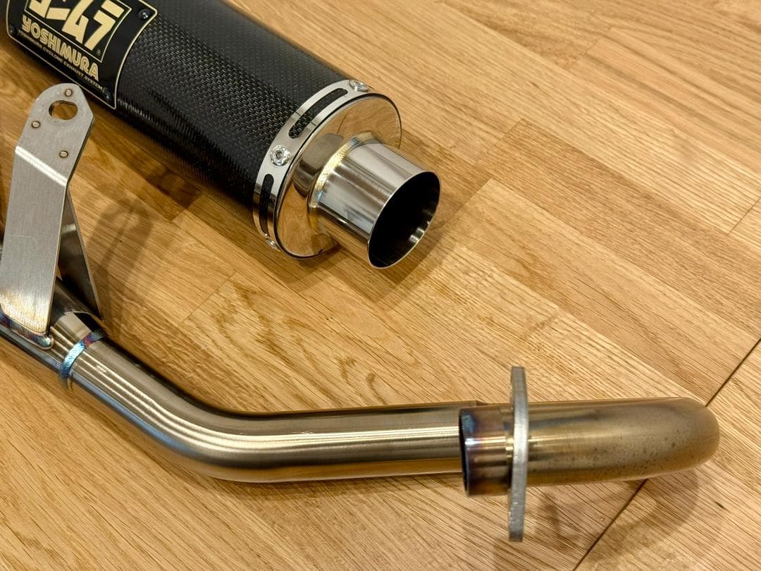 モンキー125　ヨシムラマフラー　サイクロン　カーボンヒートガードセット