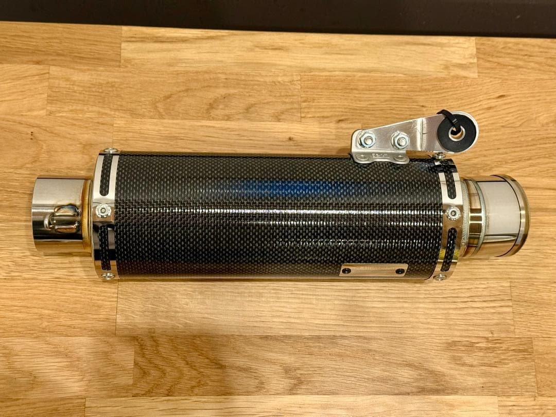 モンキー125　ヨシムラマフラー　サイクロン　カーボンヒートガードセット