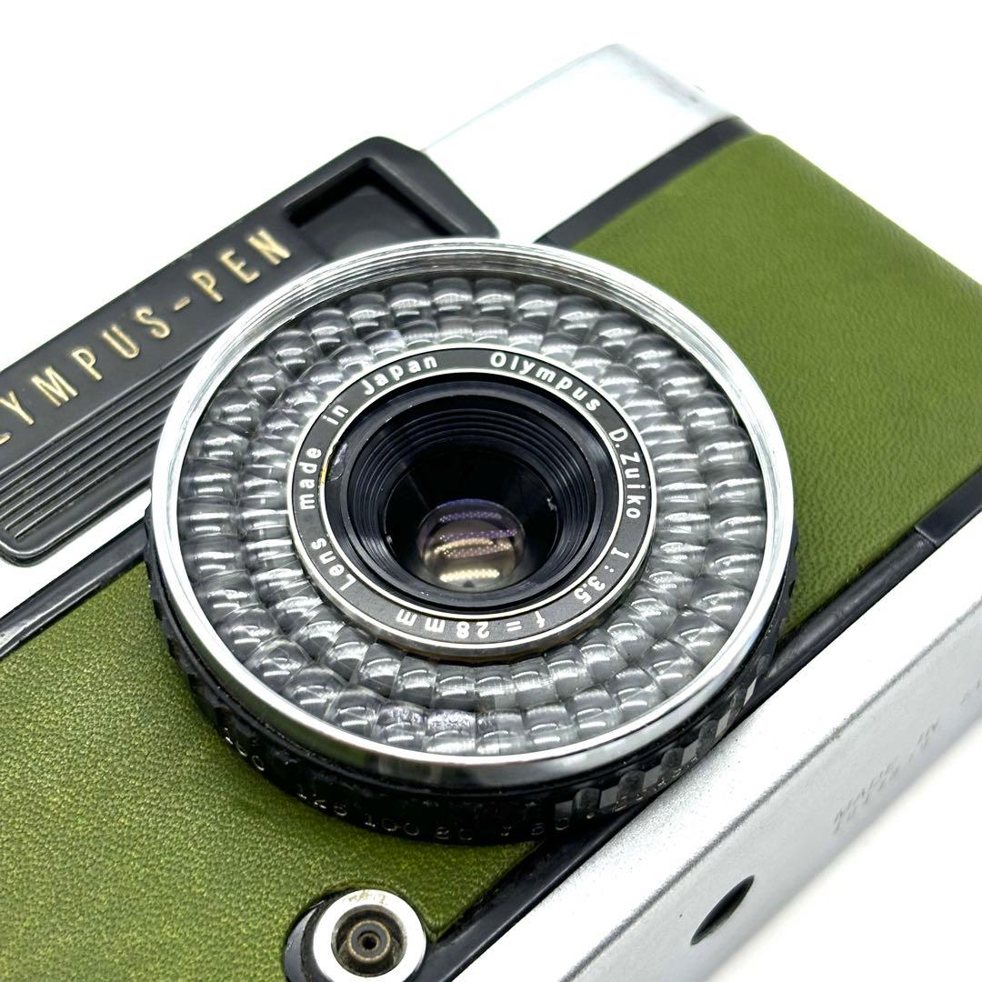 【整備済・完動品】 OLYMPUS PEN EE-3 オリーブ