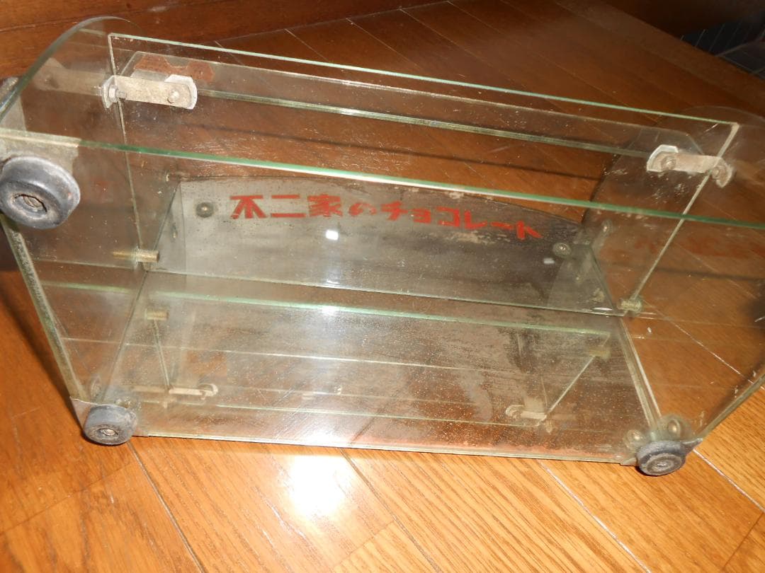 【非売品】不二家チョコレート店頭用ガラスケース（昭和レトロ）