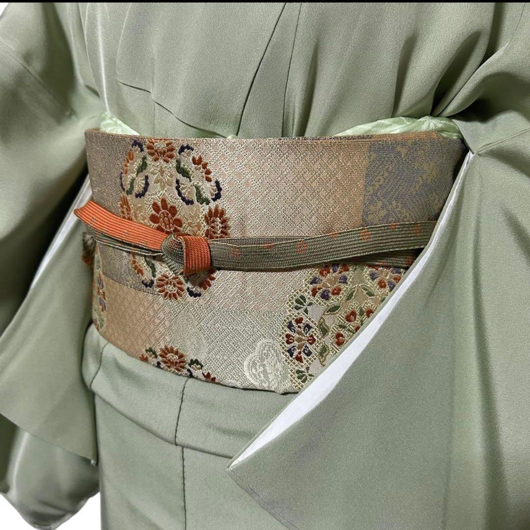 s*e様 新品　美品　袷　正絹　金彩　紋付　訪問着　フルセット　4点