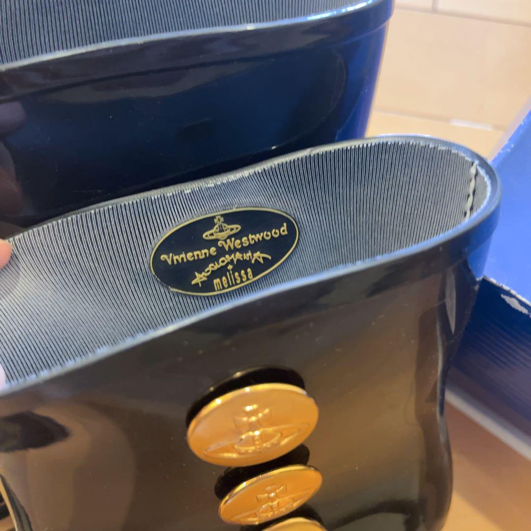 vivienne westwood melissaコラボ　レインブーツ