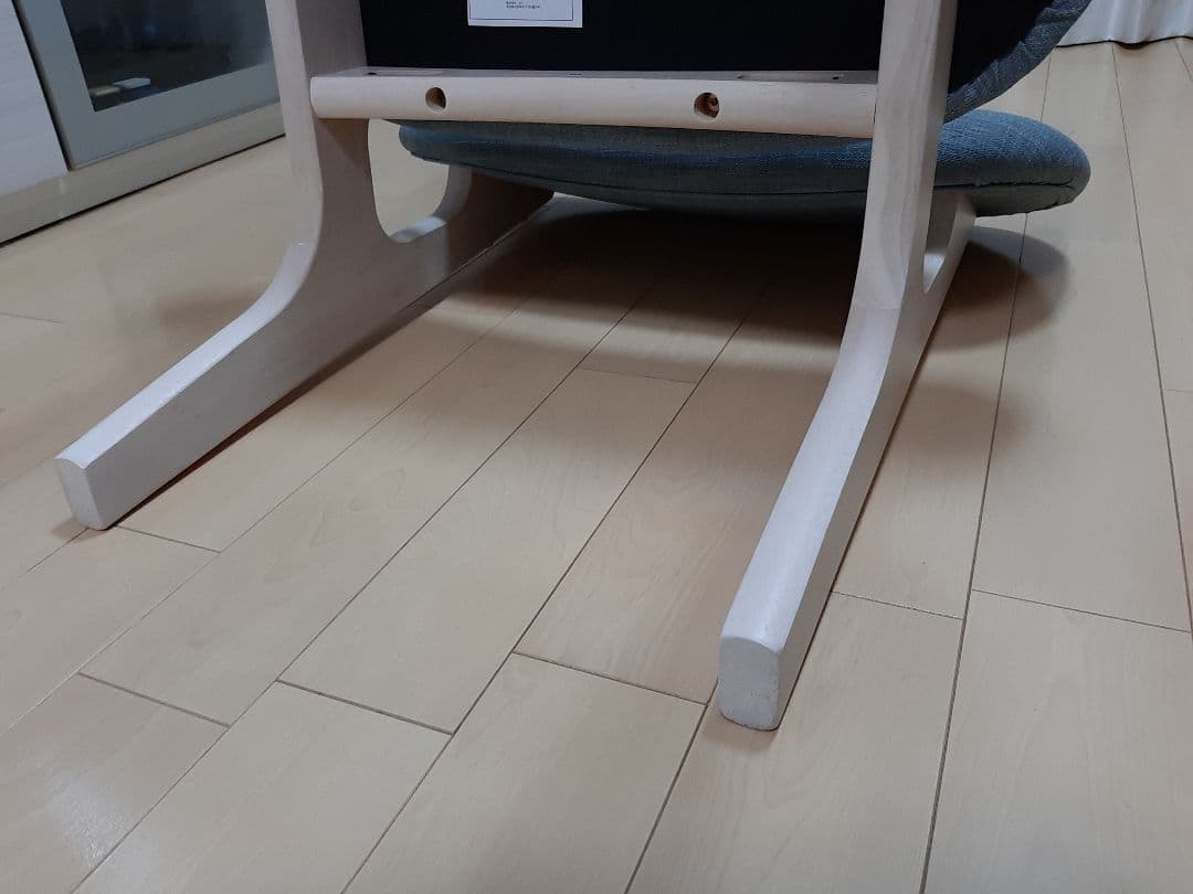 ニトリ ダイニングチェア リラックスワイド Nシールド布 ターコイズブルー