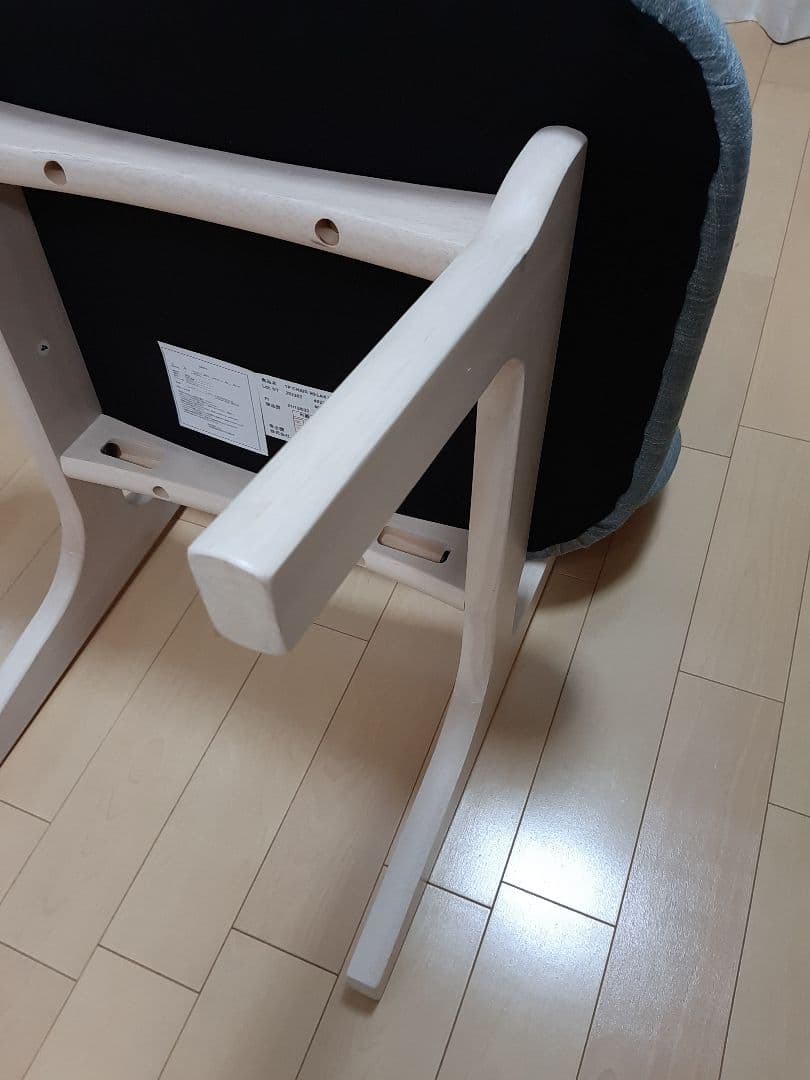 ニトリ ダイニングチェア リラックスワイド Nシールド布 ターコイズブルー