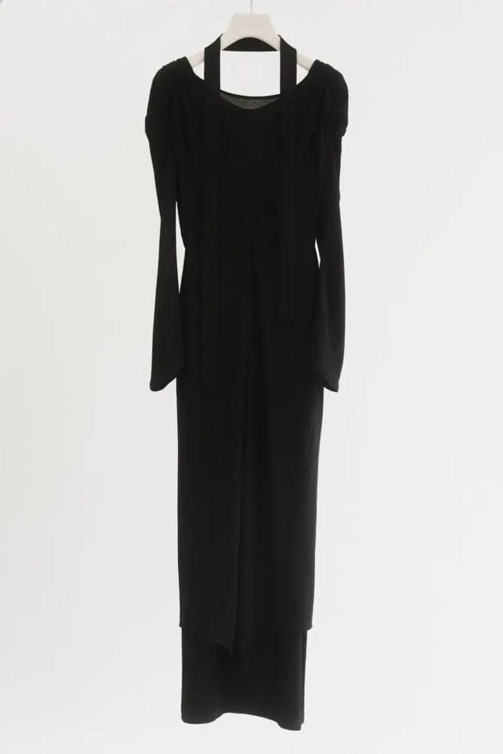 クヌースマーフ　レイヤードワンピース　ブラック (説明文読んでいただきたいです)