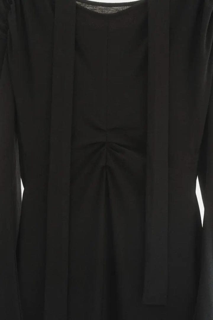 クヌースマーフ　レイヤードワンピース　ブラック (説明文読んでいただきたいです)