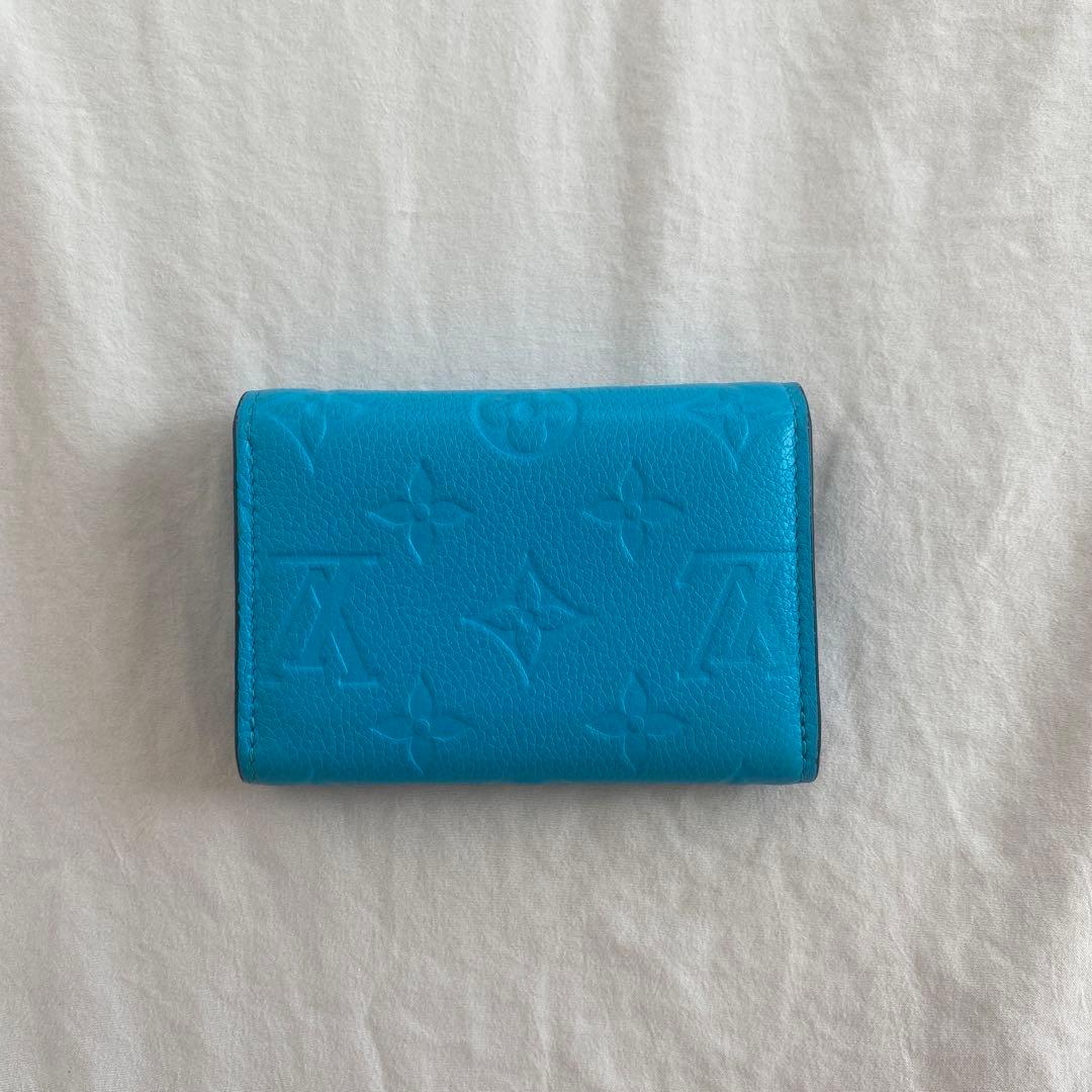 ルイヴィトン　ロザリ　ターコイズブルー　アンプラント　ポルトモネロザリ