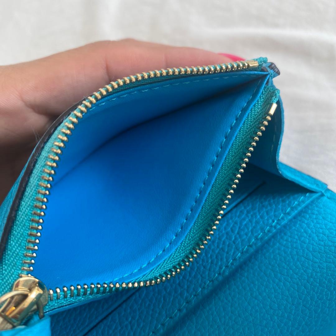 ルイヴィトン　ロザリ　ターコイズブルー　アンプラント　ポルトモネロザリ