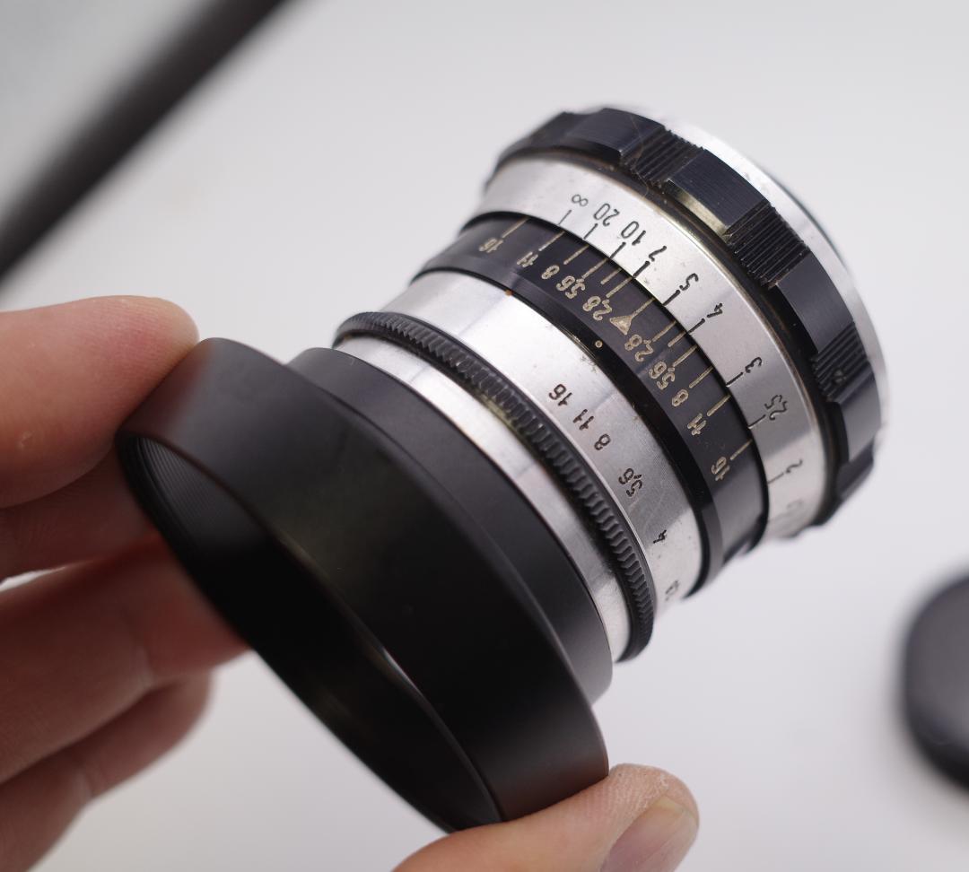75　インダスター61 　10枚絞りゼブラ　52ｍｍｆ2.8　オールドレンズ