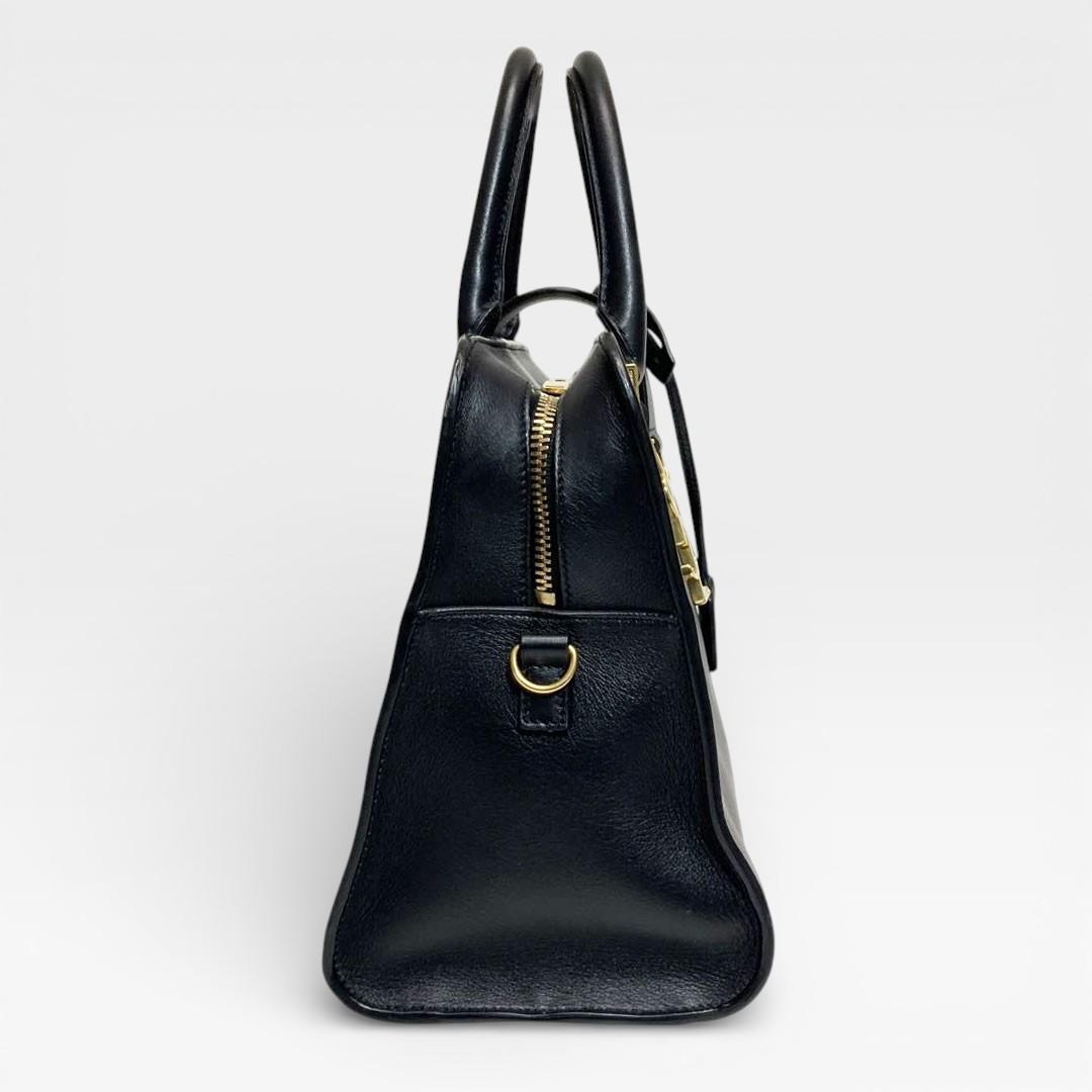 SAINT LAURENT サンローラン ベイビーカバス ブラック ハンドバッグ