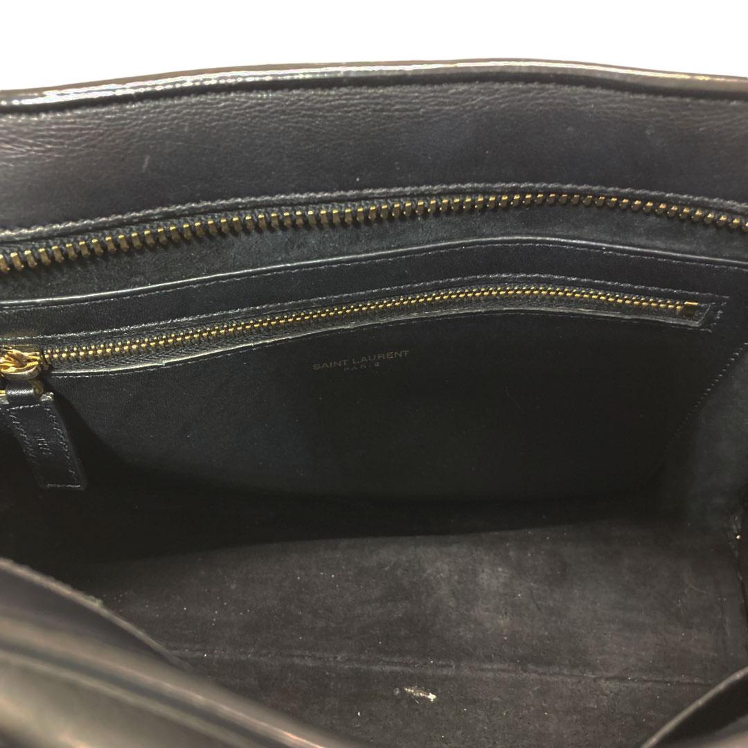 SAINT LAURENT サンローラン ベイビーカバス ブラック ハンドバッグ