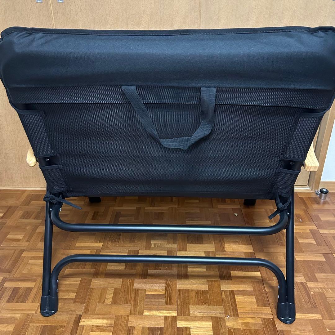 DOD オヤコチェア　ブラック 折りたたみチェア キャンプ　ベンチ