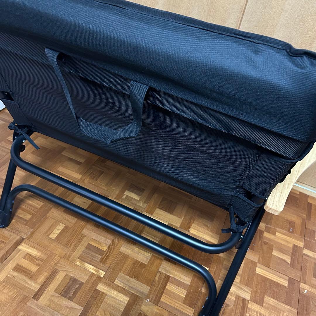 DOD オヤコチェア　ブラック 折りたたみチェア キャンプ　ベンチ