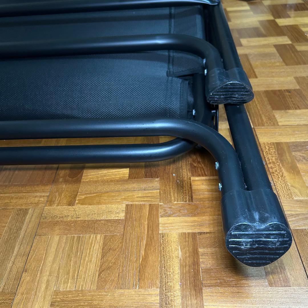 DOD オヤコチェア　ブラック 折りたたみチェア キャンプ　ベンチ