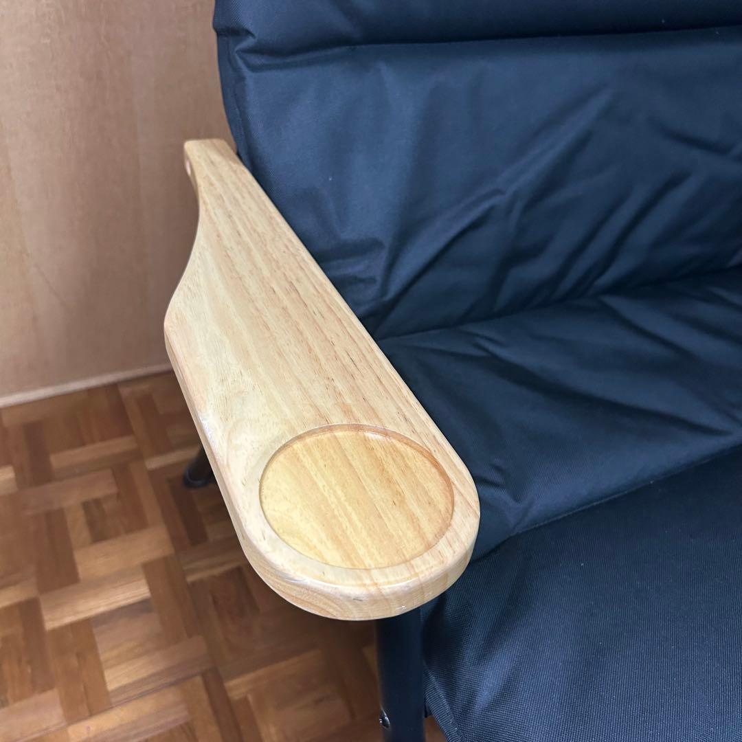 DOD オヤコチェア　ブラック 折りたたみチェア キャンプ　ベンチ