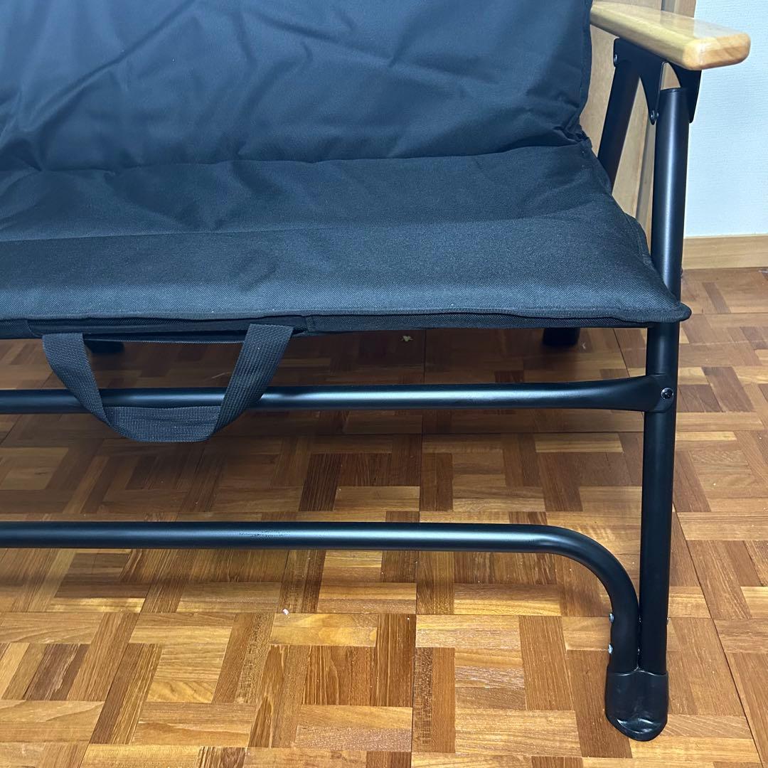 DOD オヤコチェア　ブラック 折りたたみチェア キャンプ　ベンチ