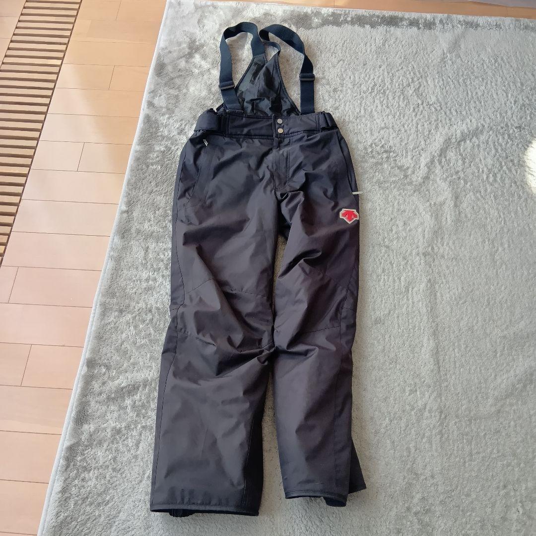 DESCENTE スキーウェア　セットアップ　上下　黒　赤　メンズ　L