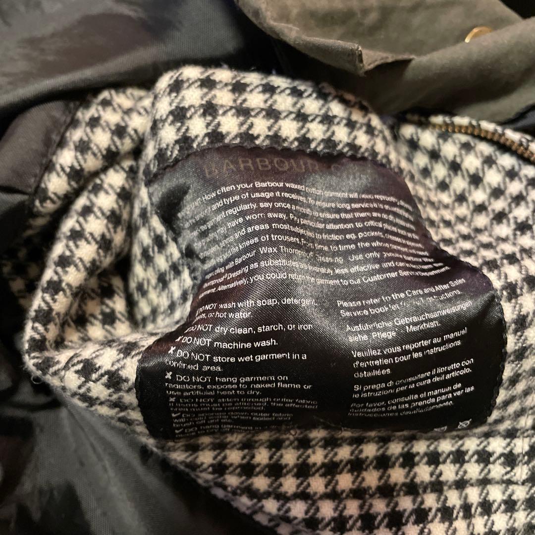 完売【barbour×B&Y別注】クレイジービデイルジャケット MOON社裏地