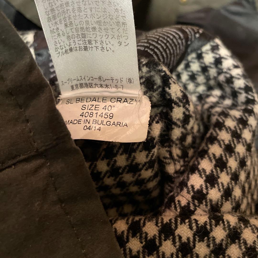 完売【barbour×B&Y別注】クレイジービデイルジャケット MOON社裏地