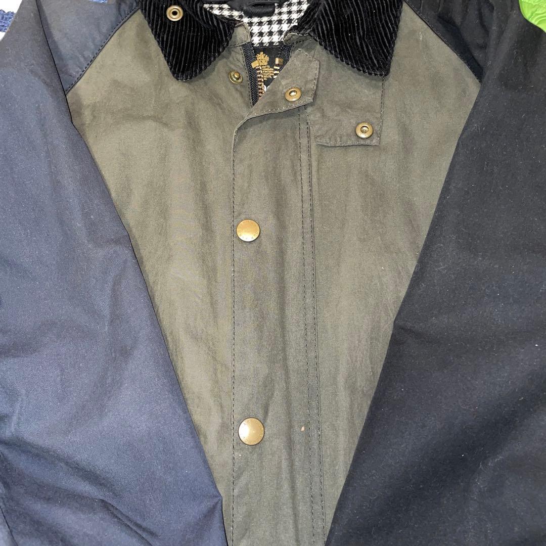 完売【barbour×B&Y別注】クレイジービデイルジャケット MOON社裏地