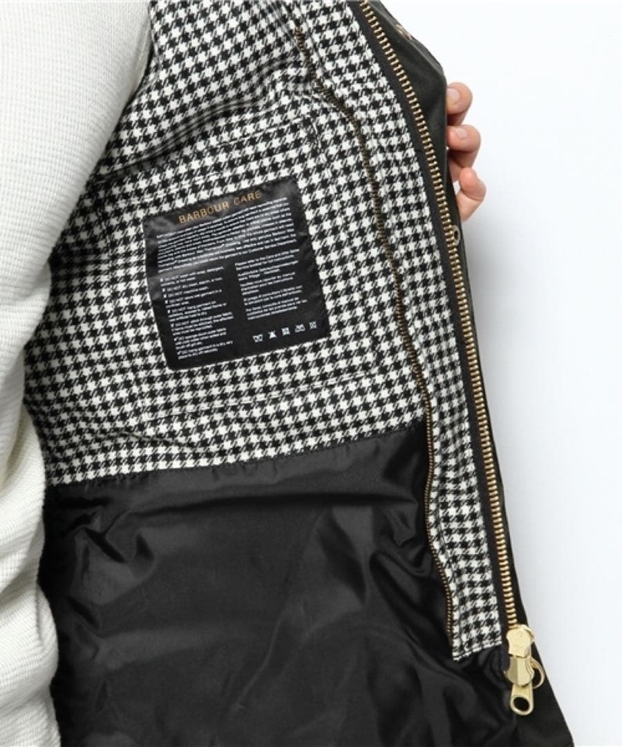 完売【barbour×B&Y別注】クレイジービデイルジャケット MOON社裏地