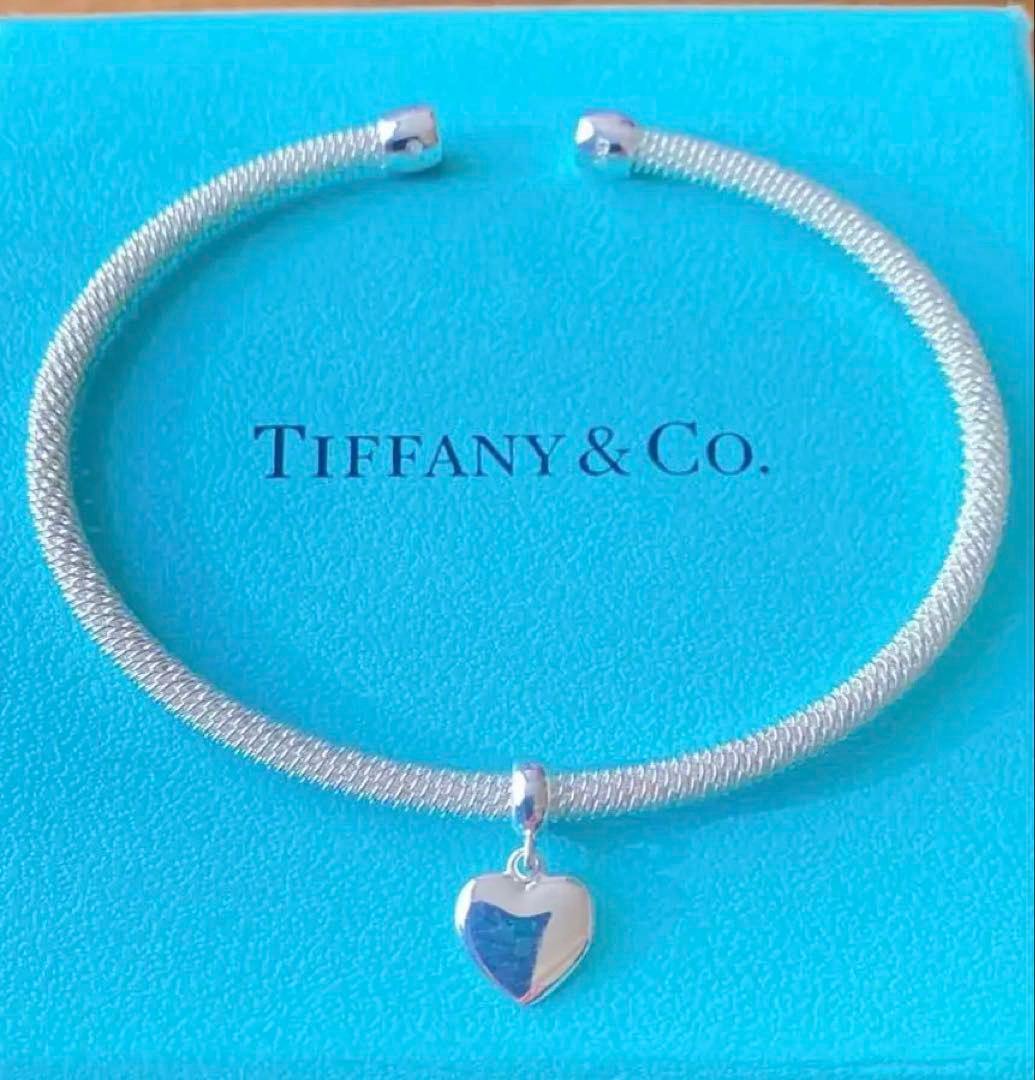 ☆美品☆ TIFFANY ティファニー サマセット ハート バングル