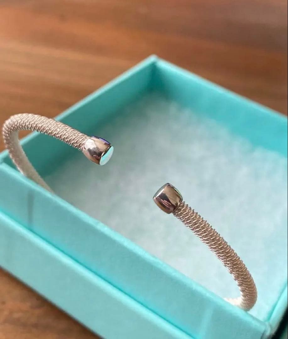 ☆美品☆ TIFFANY ティファニー サマセット ハート バングル