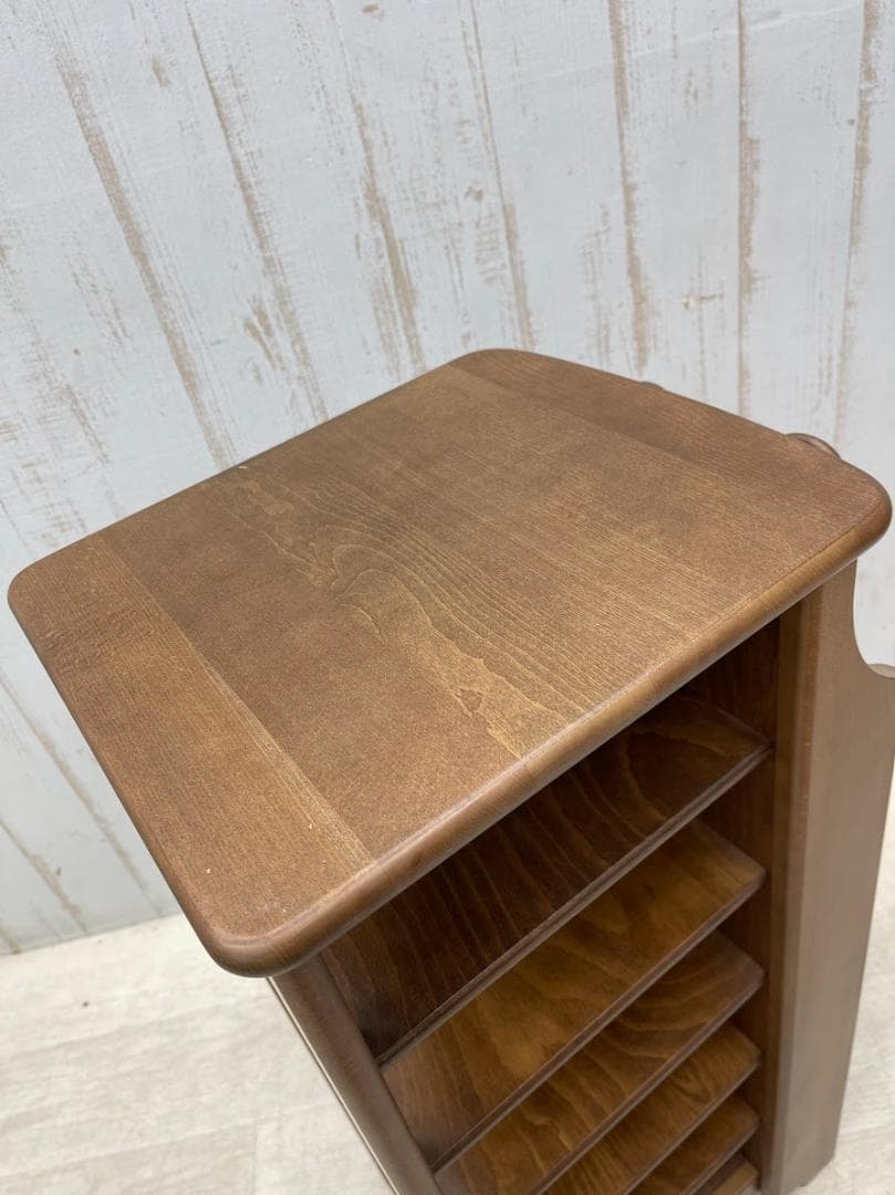 karimoku カリモク スリッパラック シューズラック 6段 花台 玄関収納