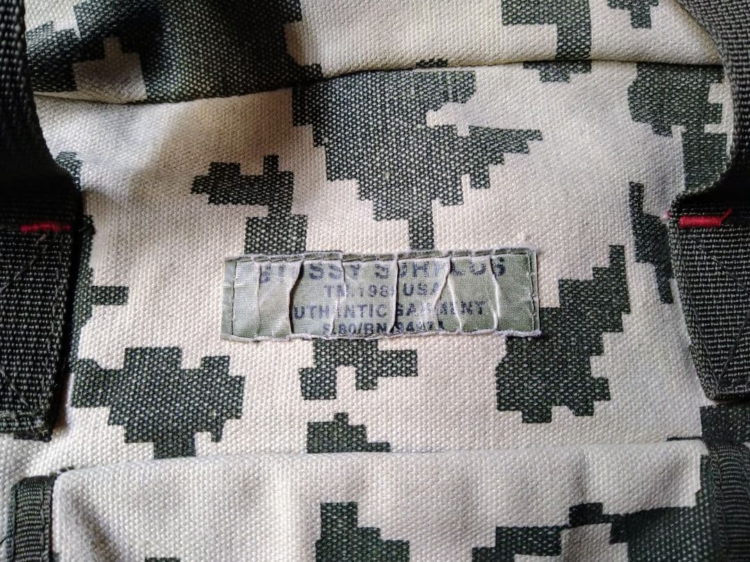 STUSSY デジカモ 迷彩 バッグ カモ ステューシー 90's レア 貴重