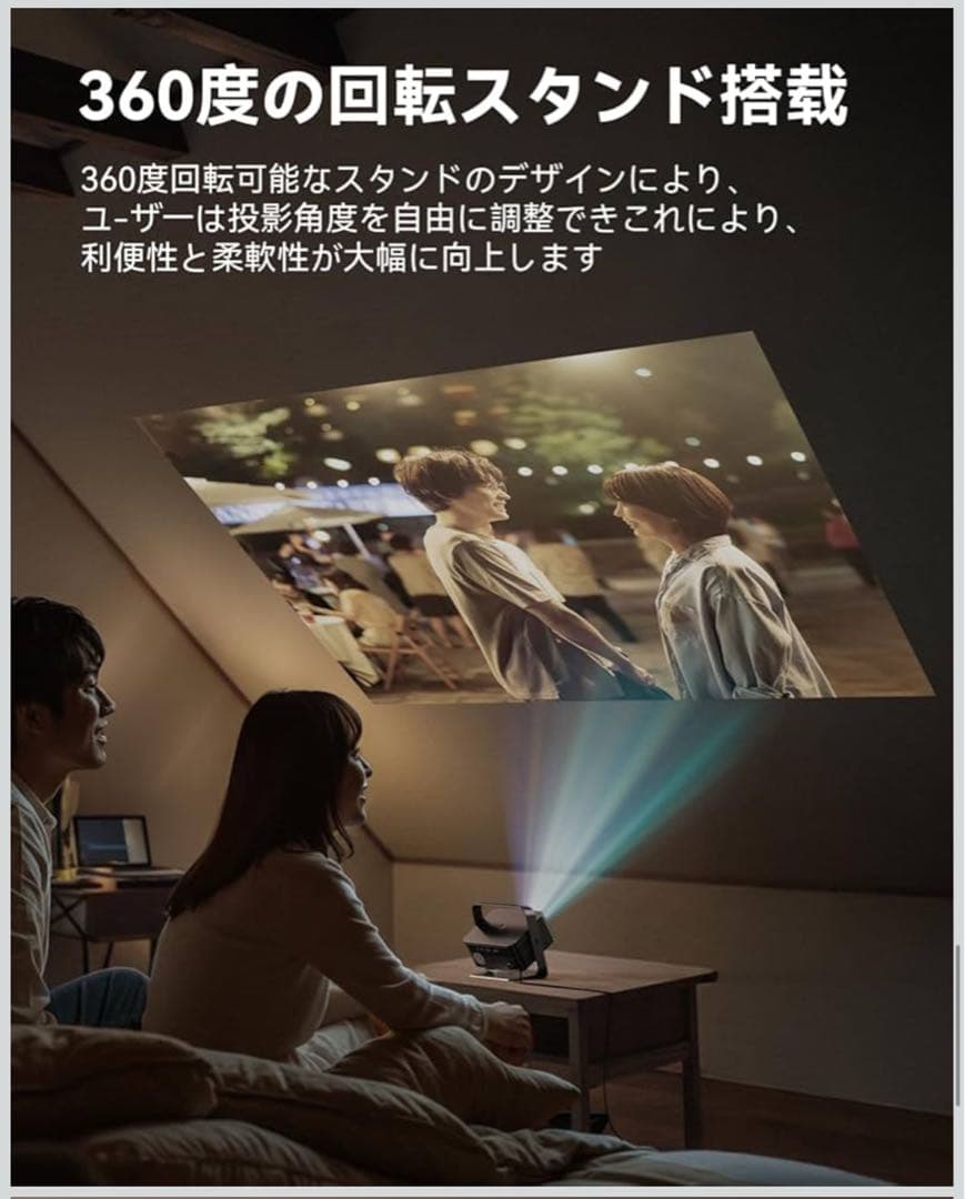 【在庫一掃セール】ネイティブ1080P プロジェクター 4K