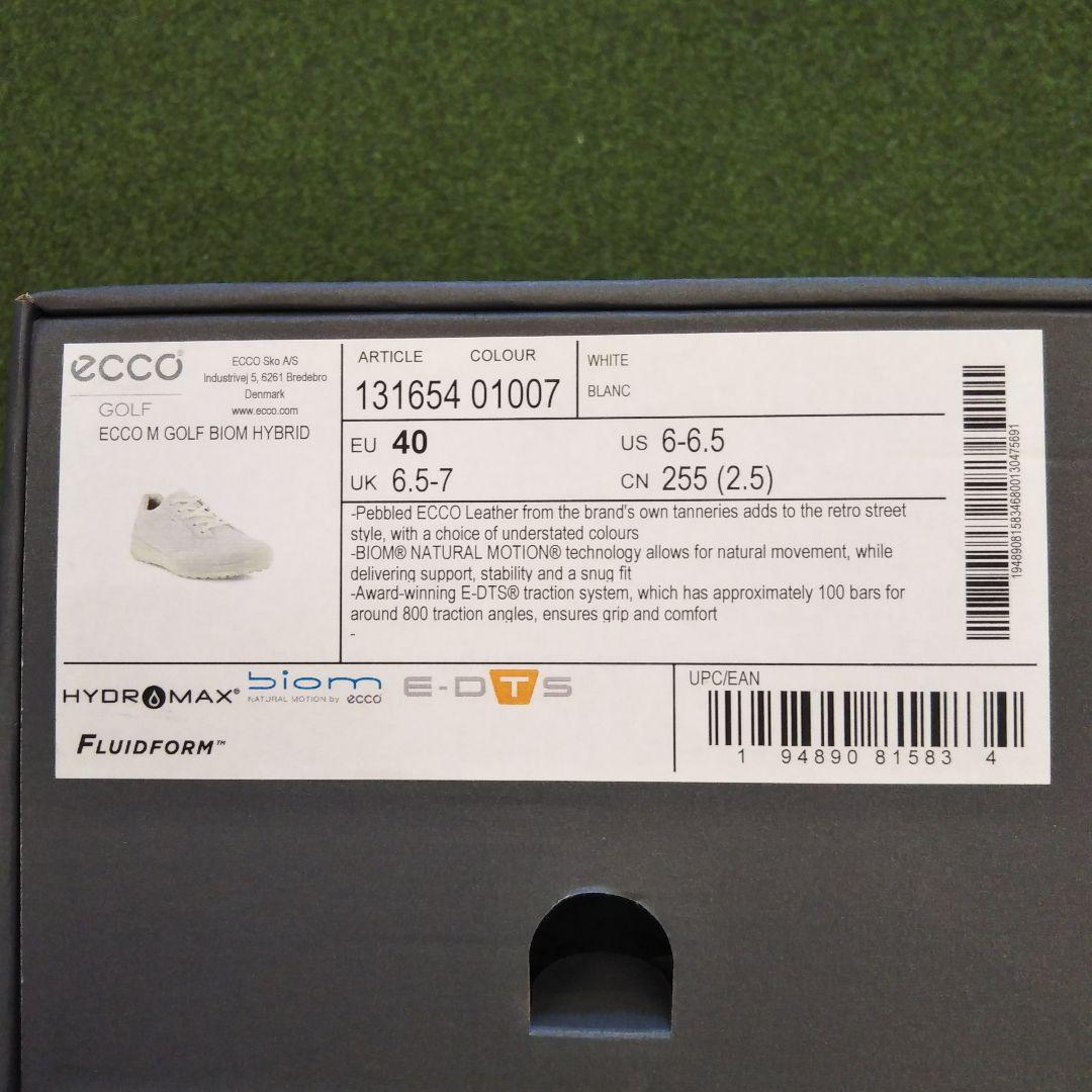ECCO BIOM NATURAL MOTION ホワイトスニーカー