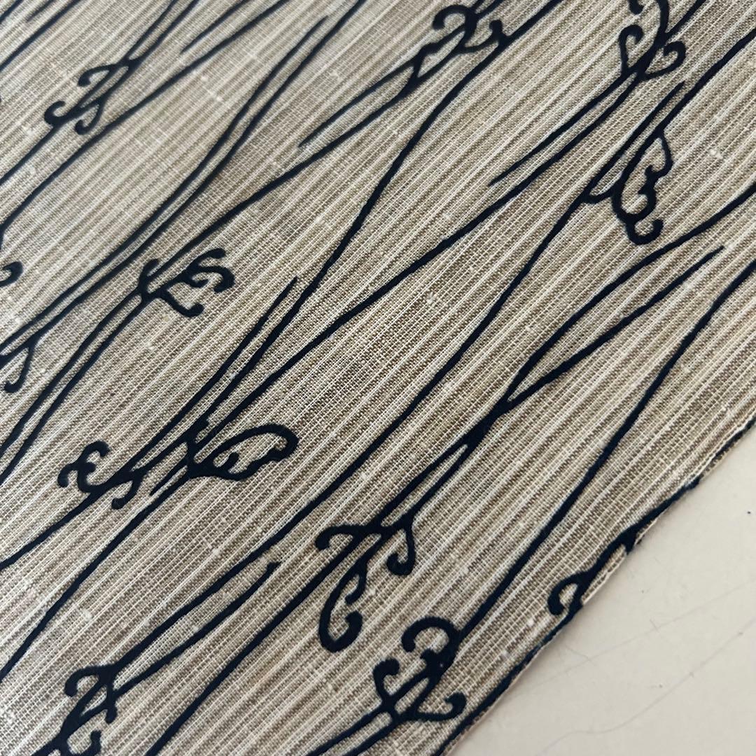 yk616 竺仙 本染 浴衣 反物 生地 リメイク 綿紬