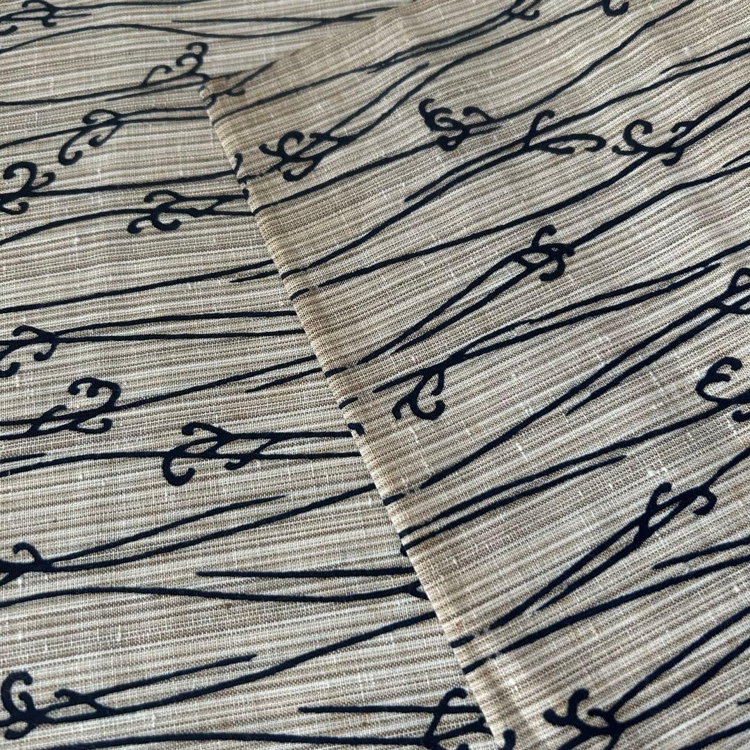 yk616 竺仙 本染 浴衣 反物 生地 リメイク 綿紬