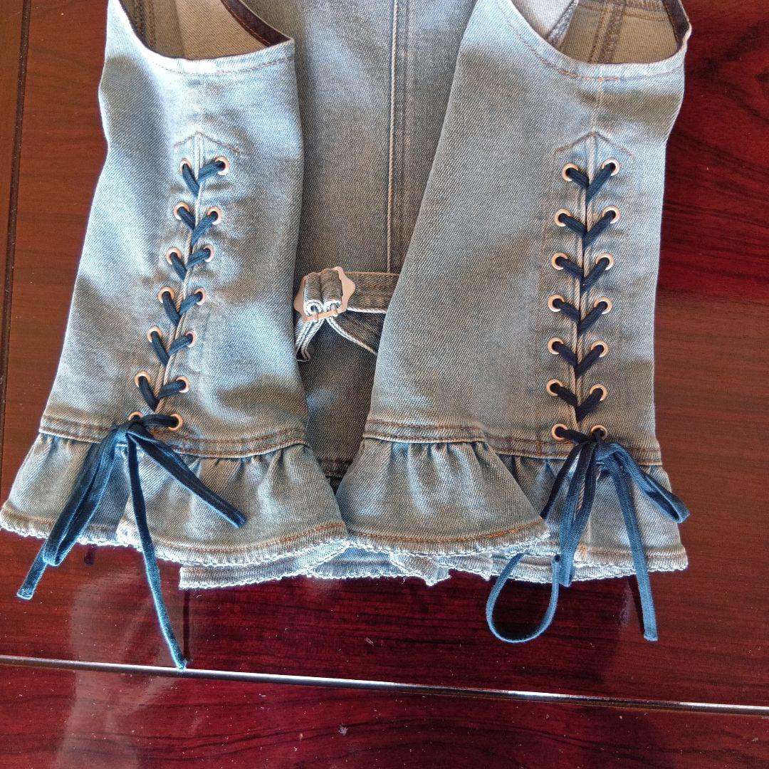 ☆ピンクハウス☆ デニムレース襟ベスト