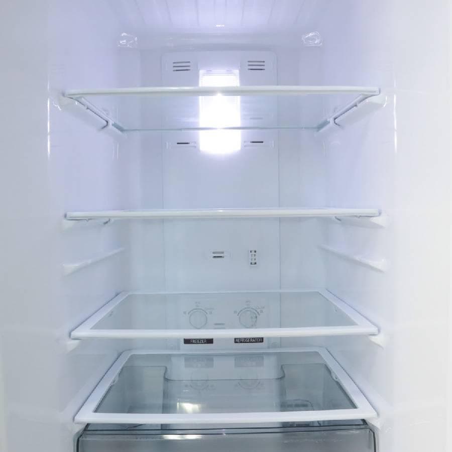 23年製 三菱電機 168L 2ドア 冷蔵庫 MR-P17H-W 右開き