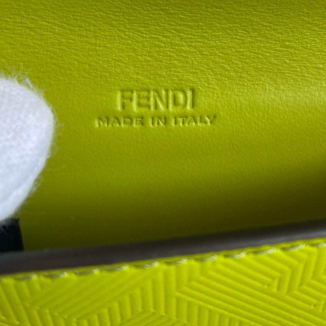 未使用品　FENDI フェンディ　バゲット　ウエストポーチ　ポーチのみ　グリーン