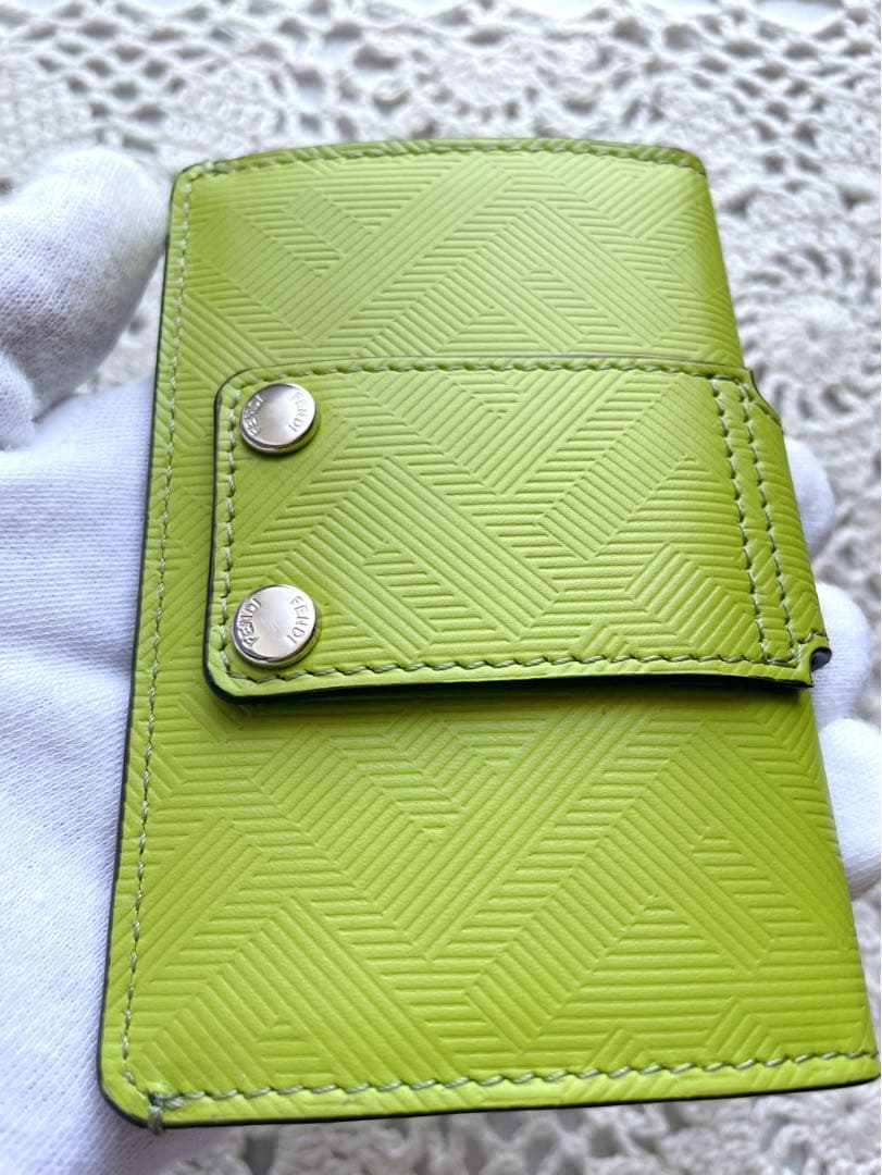 未使用品　FENDI フェンディ　バゲット　ウエストポーチ　ポーチのみ　グリーン