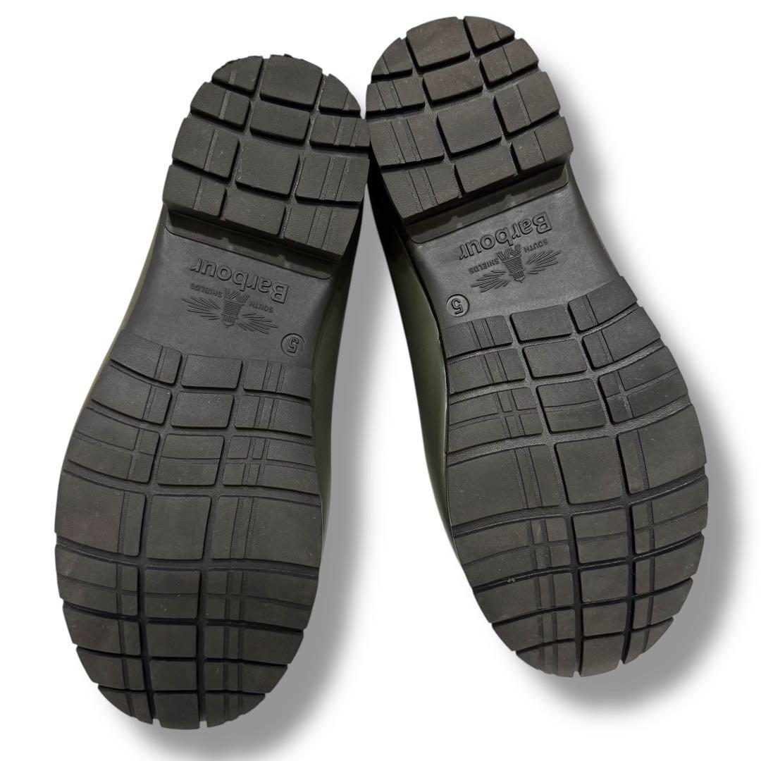 極美品 現行品 BARBOUR バブアー ショートレインブーツ タータンチェック