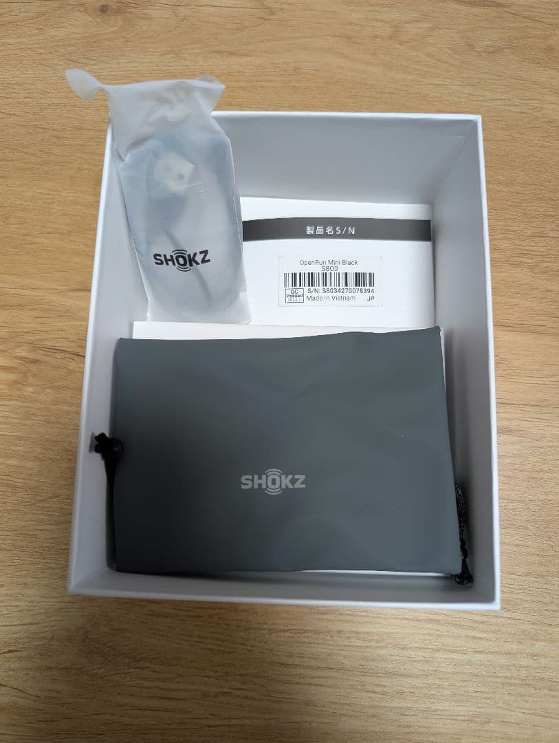 SHOKZ OPENRUN Mini 骨伝導イヤホン