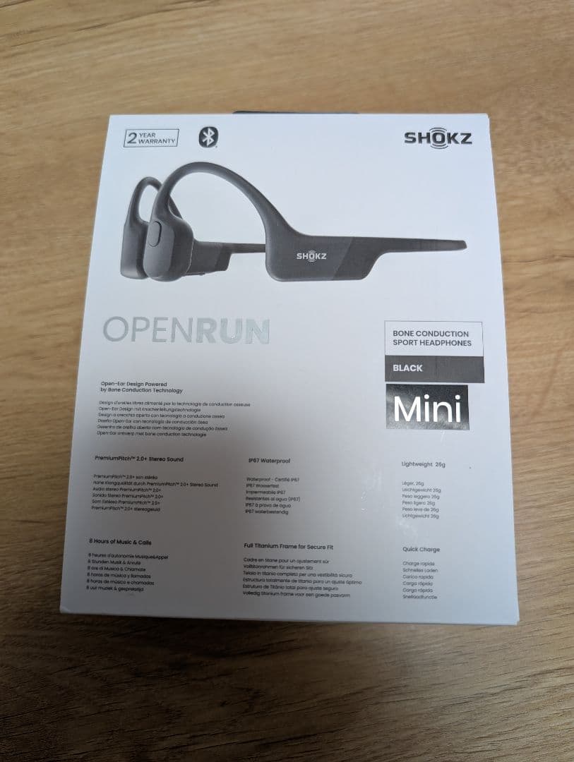 SHOKZ OPENRUN Mini 骨伝導イヤホン