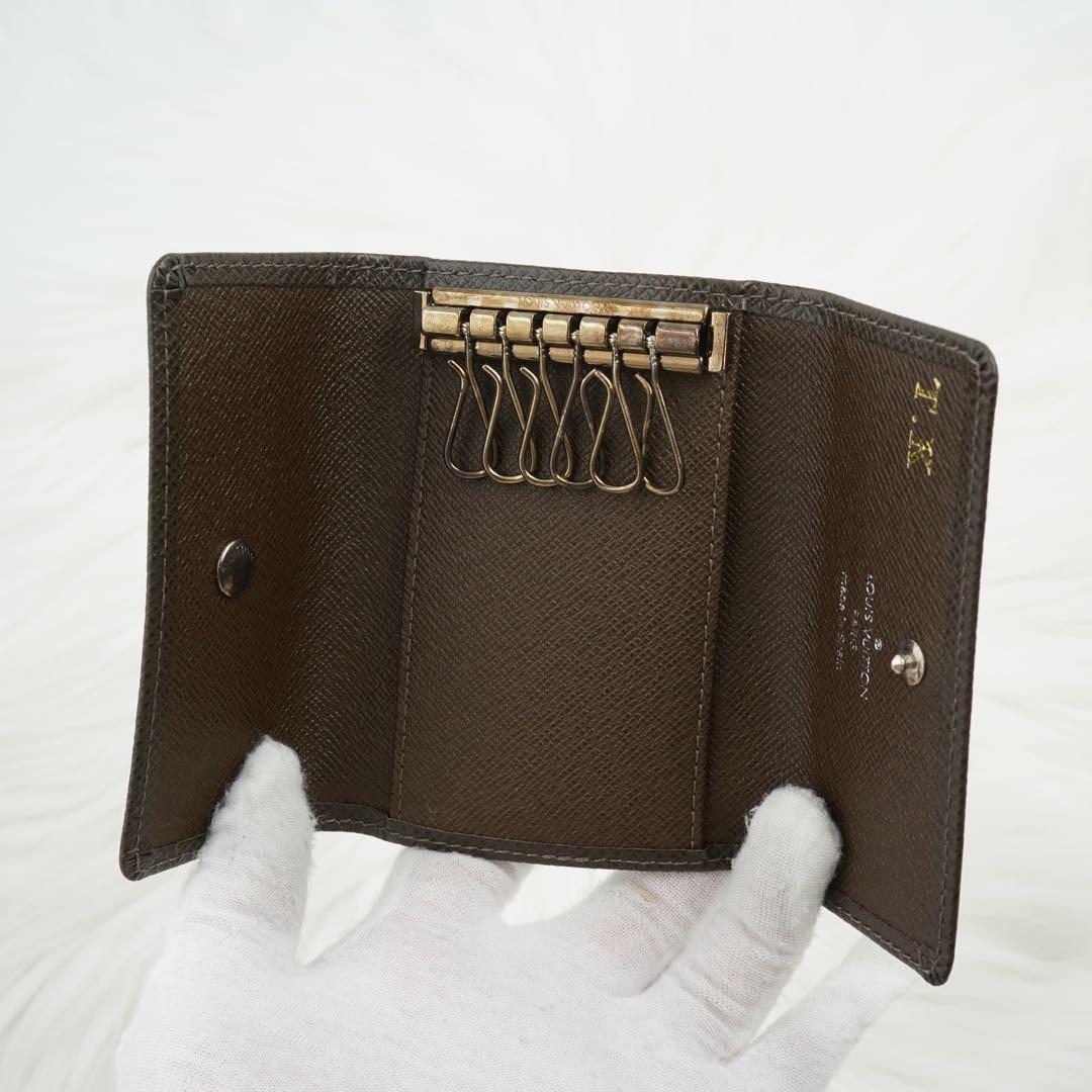 未使用品　箱付き　LOUIS VUITTON キーケース　タイガ　ブラウン　人気