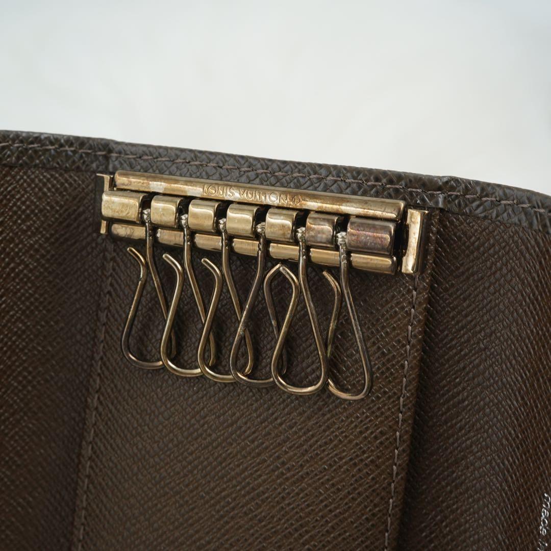 未使用品　箱付き　LOUIS VUITTON キーケース　タイガ　ブラウン　人気