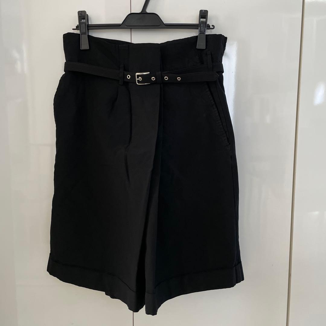 COMMEdes GARÇONS 縮絨キュロットスカート