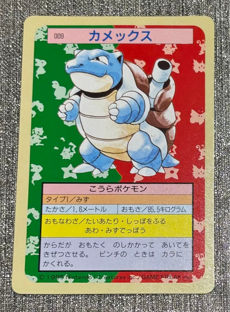 【セット】ポケモンカード　トップサン　カメックス　裏緑　カメール　裏青