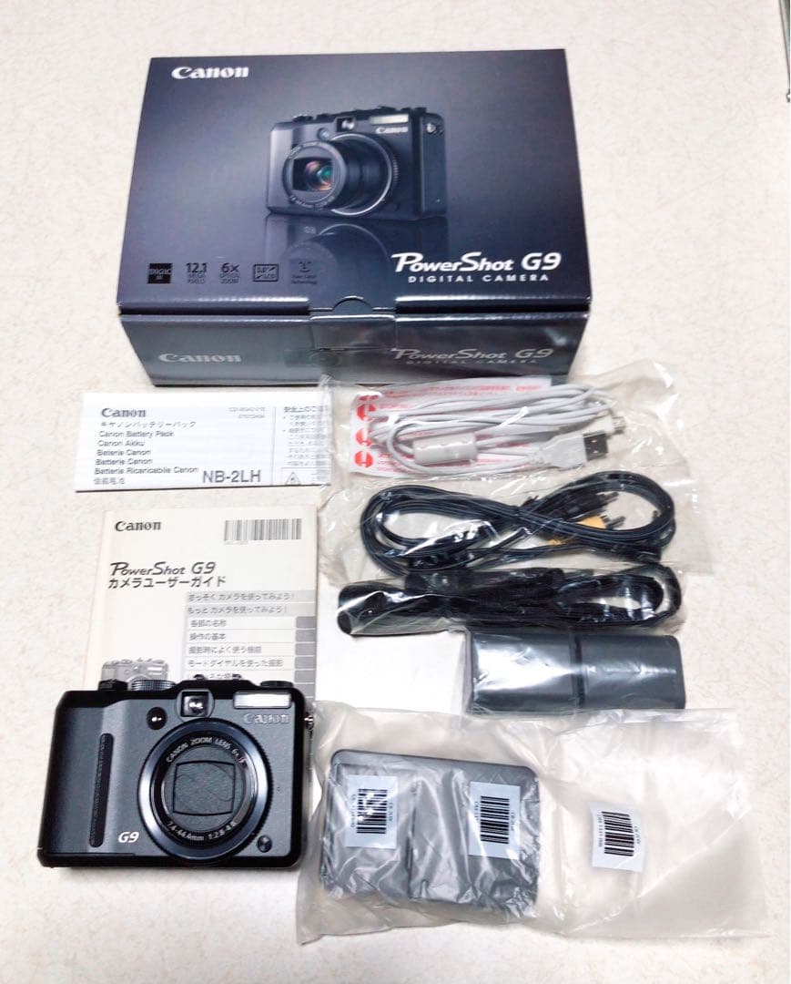 Canon PowerShot G9 デジタルカメラ 人工革ケース付き