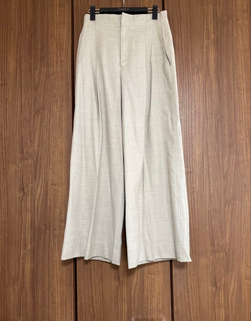 アドーア　ウールサキソニーパンツ　ウール　パンツ