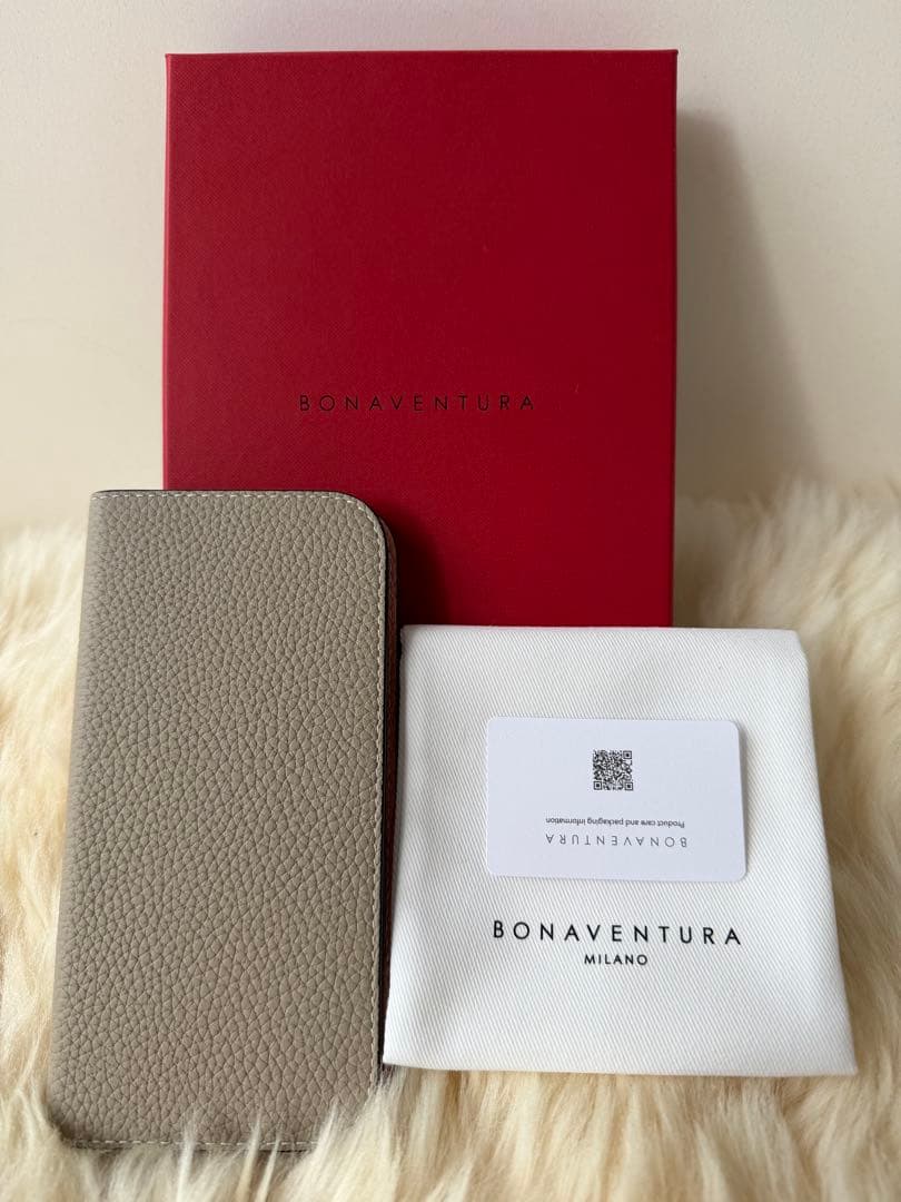 ボナベンチュラ iPhone Air バックカバーケース シュリンクレザー